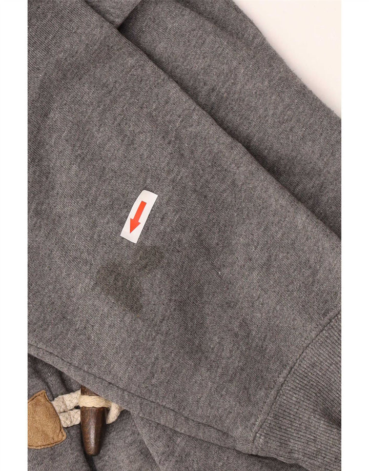 Męski sweter z kapturem Massimo Dutti, duży, szary