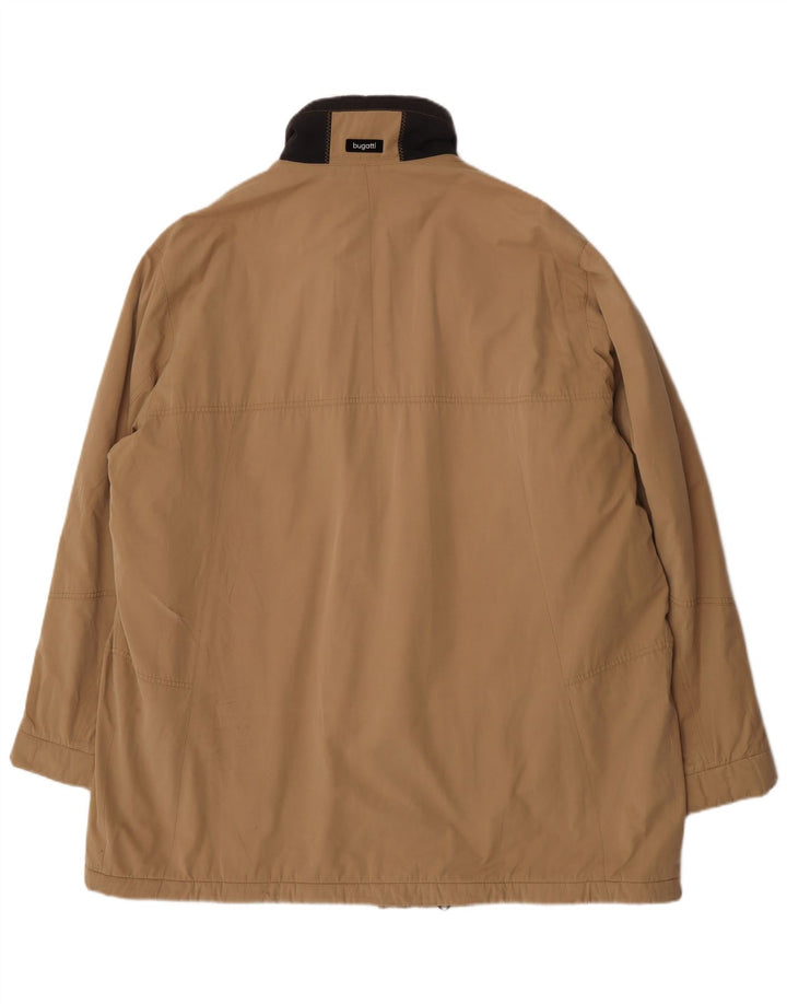 Męska kurtka wiatrówka Bugatti Gore-Tex UK 62 6XL Beżowa bawełna