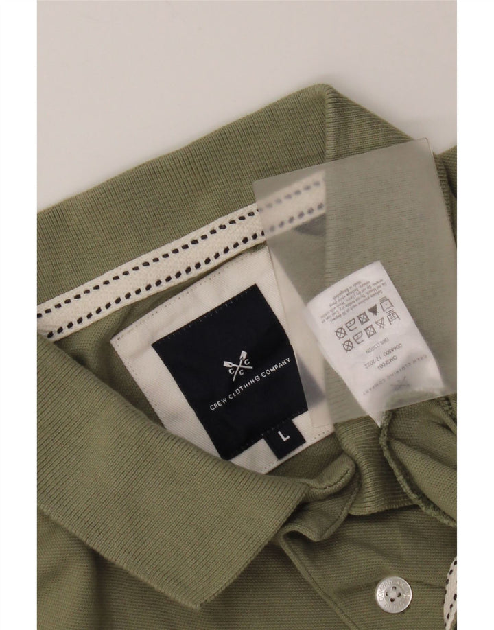 Męska koszulka polo Crew Clothing, duża, bawełniana khaki