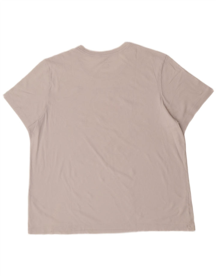 Męski T-shirt z grafiką Nike, 2XL, biała bawełna