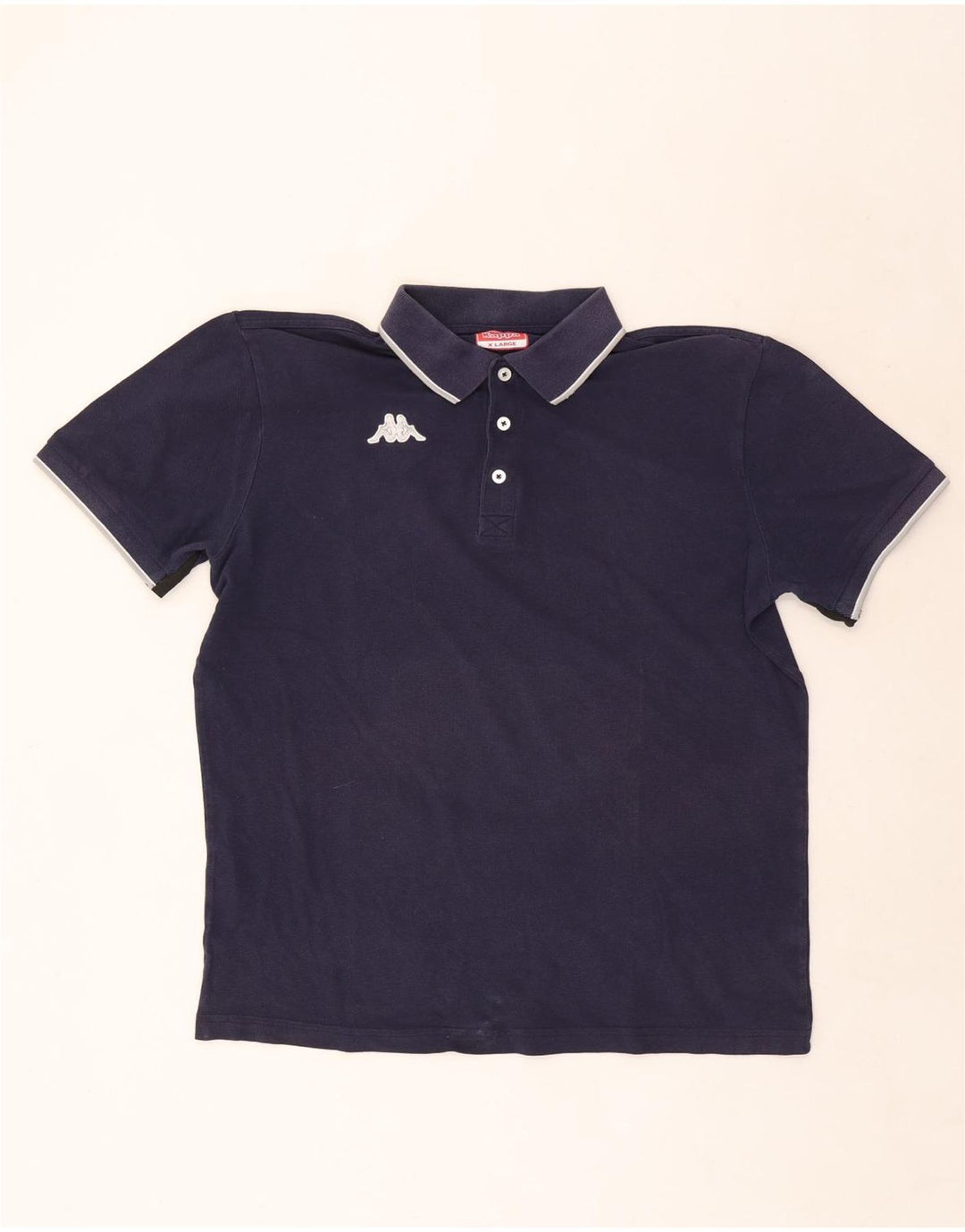 Męska koszulka polo Kappa XL w granatowe paski