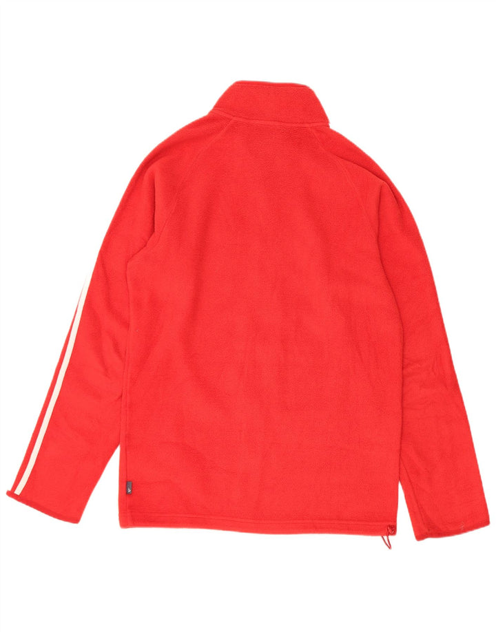 Męska kurtka polarowa Adidas UK 34 XS, czerwona, poliestrowa