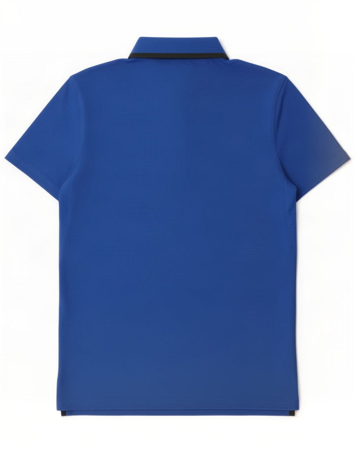Męska koszulka polo Nike Dri Fit, poliester w kolorze średnioniebieskim