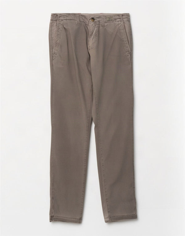 Męskie spodnie Chino Tommy Hilfiger W32 L32 Szara bawełna