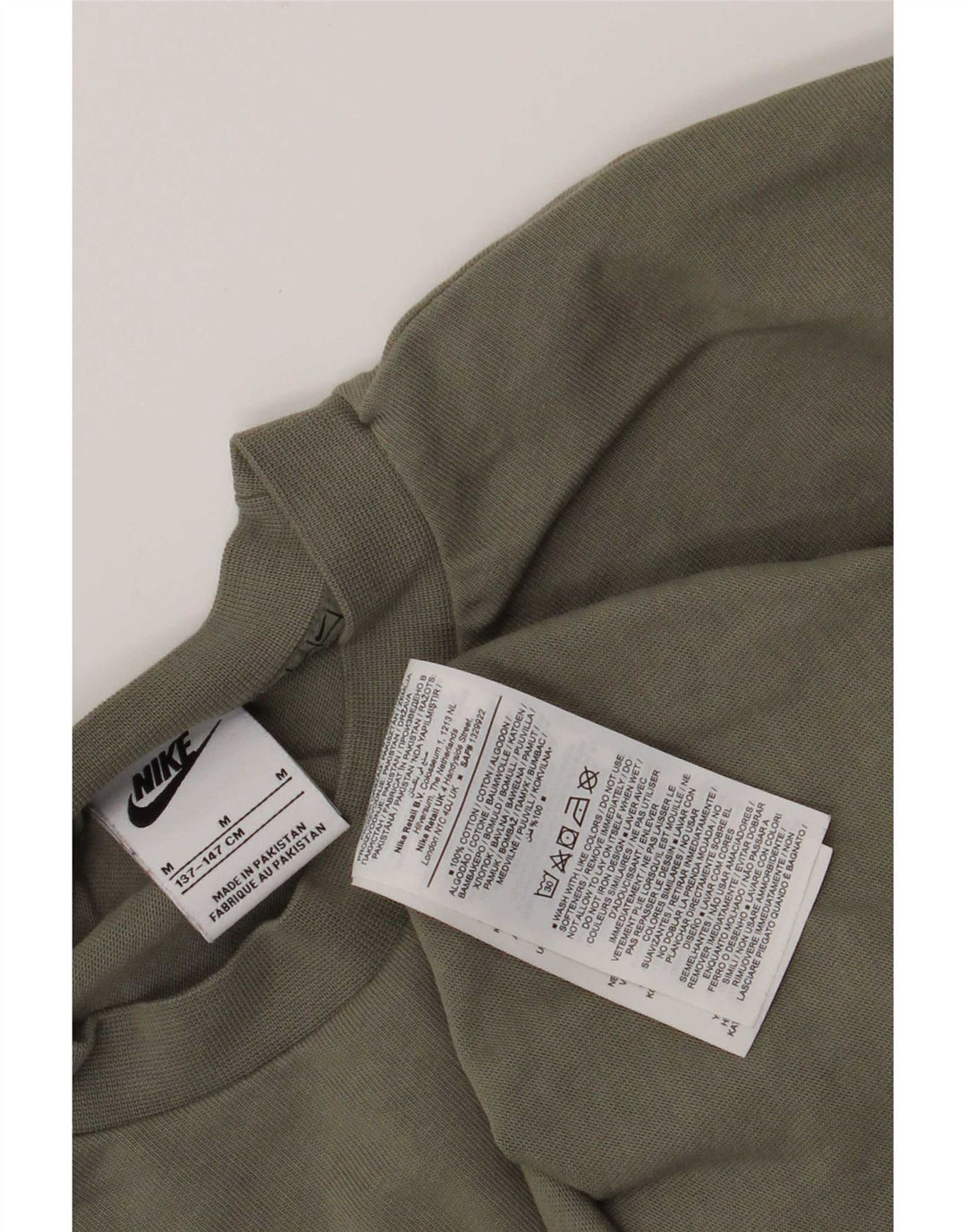 T-shirt chłopięcy Nike na 10-11 lat, średni khaki