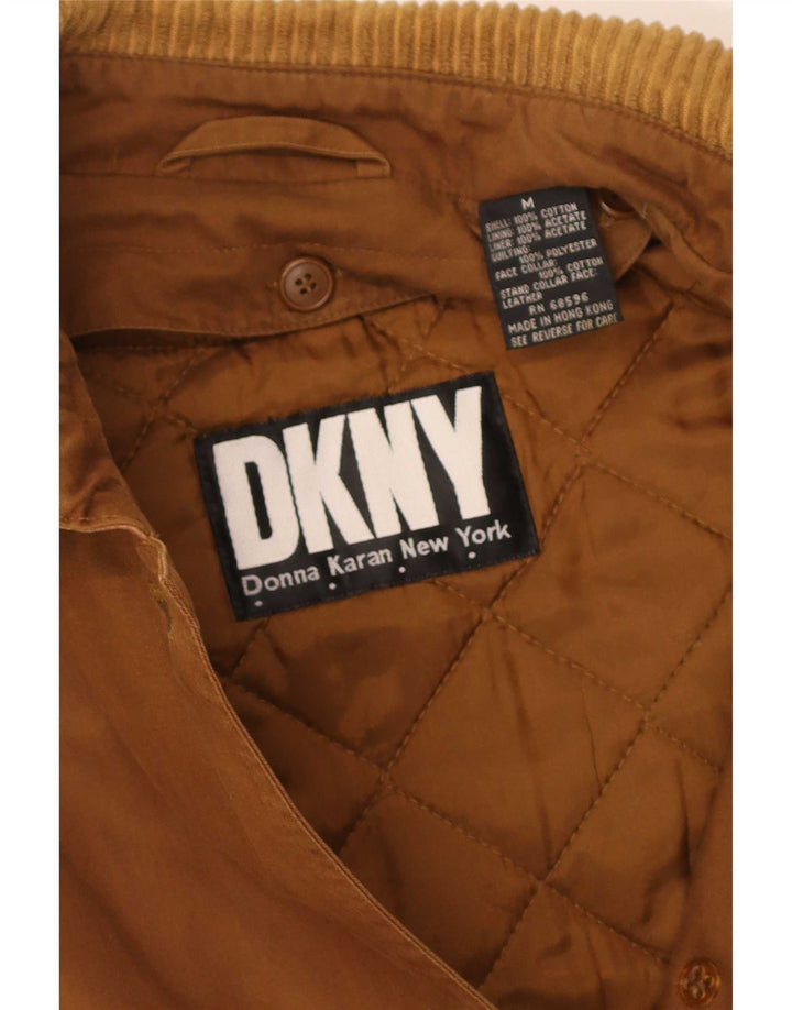 Damski płaszcz oversize Dkny UK 14, średniobrązowy, bawełniany