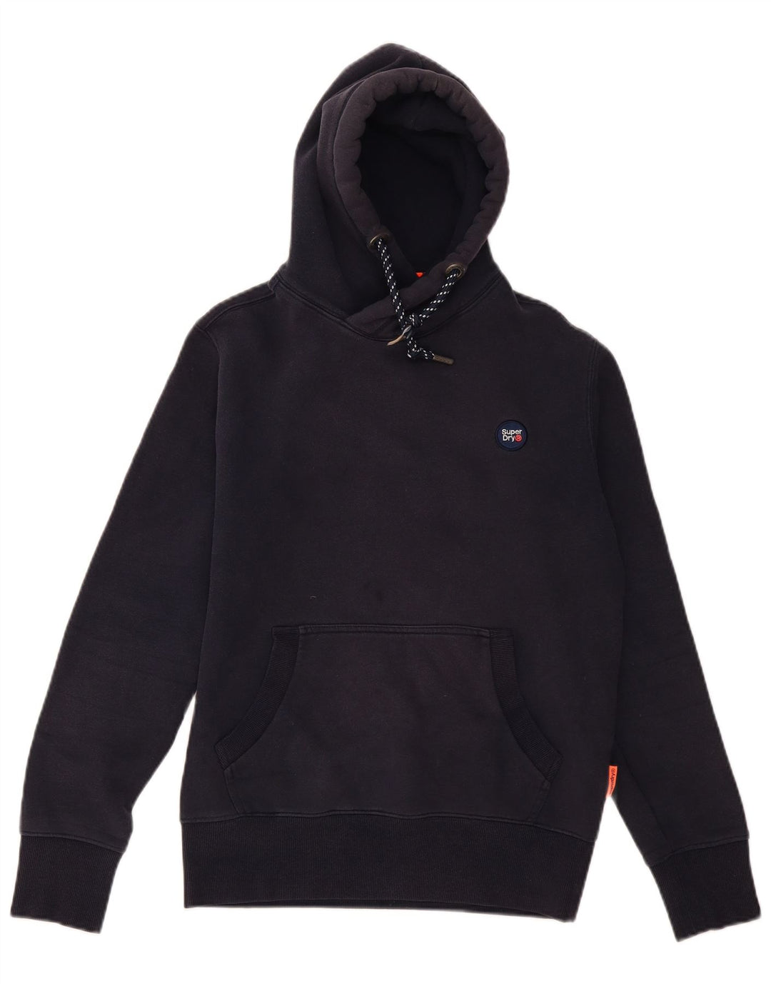 Męski sweter z kapturem Superdry, średni granatowy, bawełniany