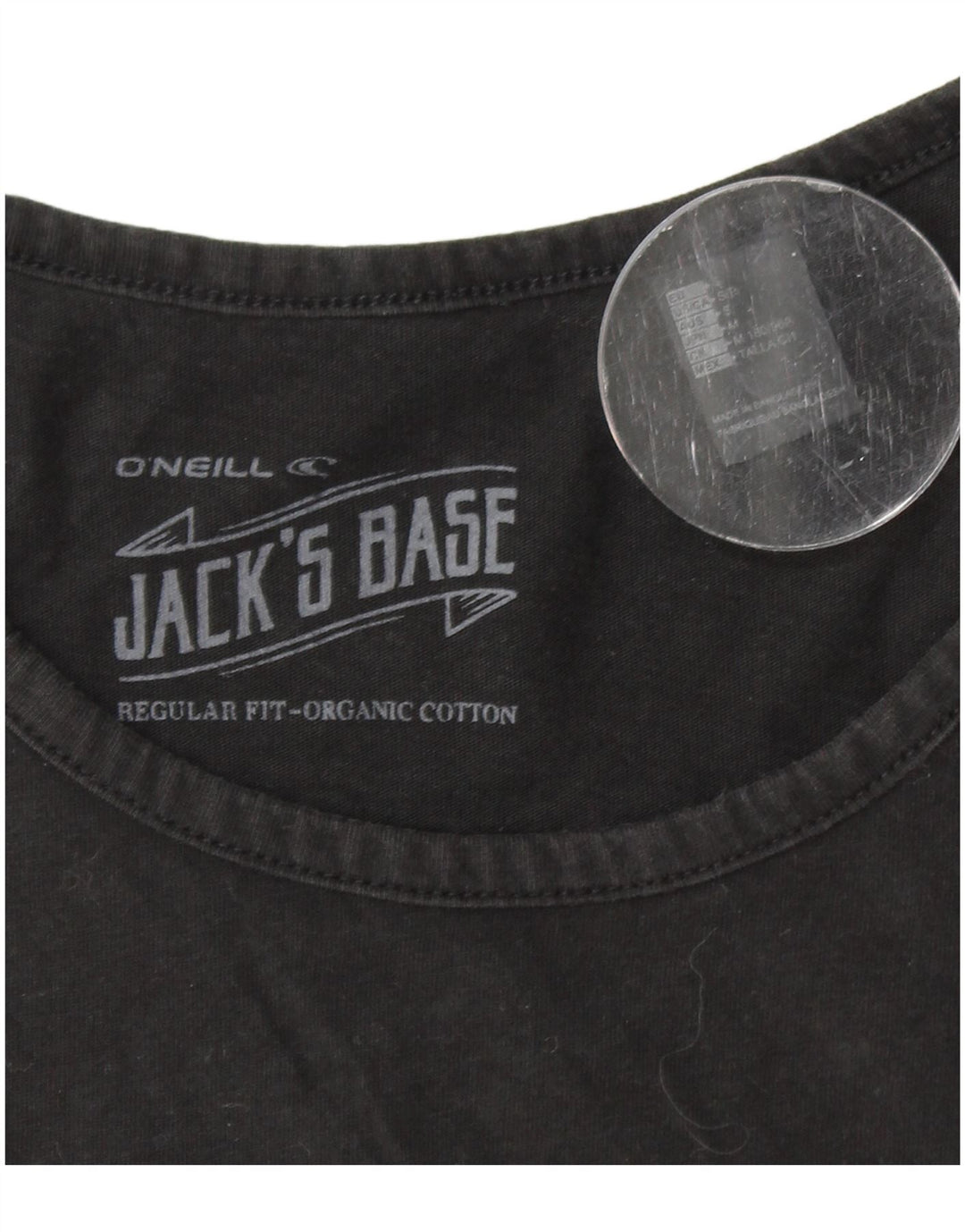 Męska kamizelka z grafiką O'NEILL o regularnym kroju, mała, czarna, bawełniana