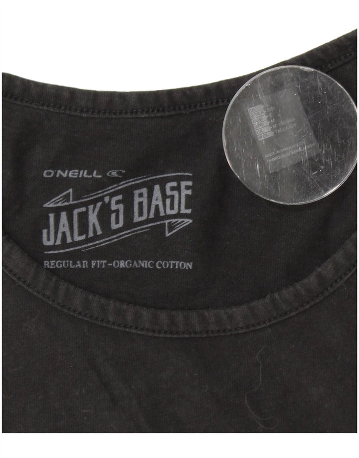 Męska kamizelka z grafiką O'NEILL o regularnym kroju, mała, czarna, bawełniana