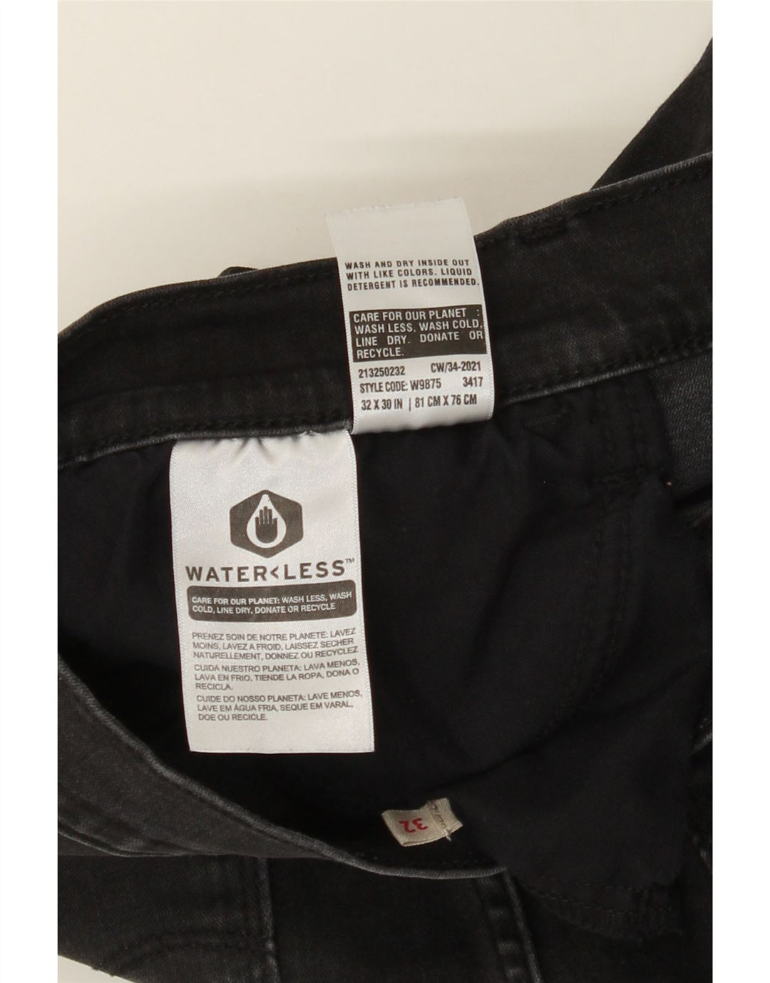 LEVI'S Womens 710 Skinny Jeans W32 L30 Black Cotton Vintage Levi's and Second-Hand Levi's from Messina Hembry 
