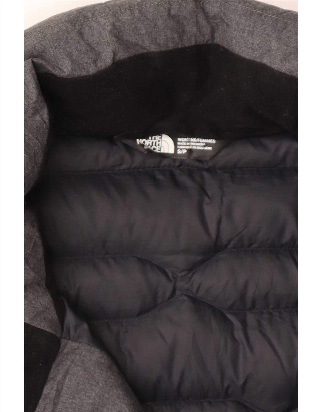 Damski płaszcz ocieplany The North Face UK 10, mały, szary nylon
