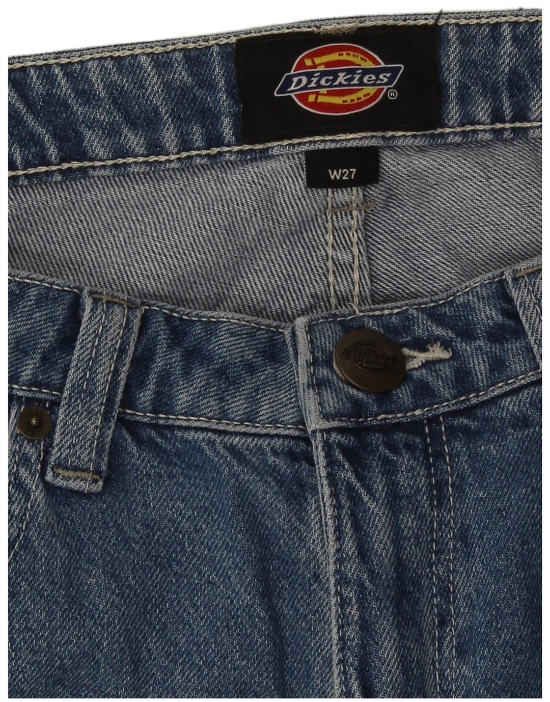 Damskie dżinsy Dickies Cargo Straight W27 L26 Niebieskie