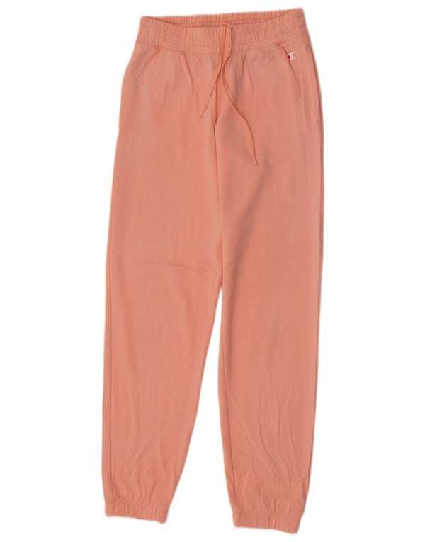 Spodnie dresowe damskie Champion Joggers UK 6 XS Różowa bawełna