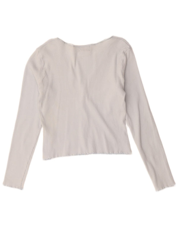Damski sweter rozpinany Hobbs, UK 14, średni niebieski, bawełniany