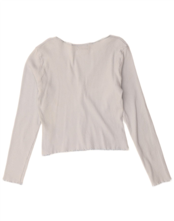 Damski sweter rozpinany Hobbs, UK 14, średni niebieski, bawełniany