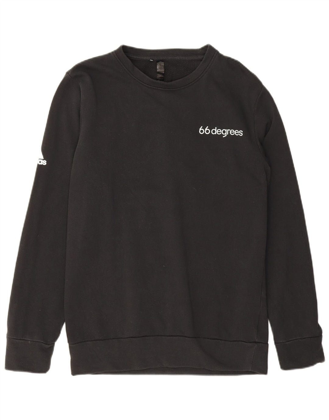Adidas Męska bluza z grafiką, mała, czarna, bawełniana