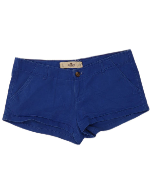 Damskie spodnie Hollister US 7 Medium W28, niebieska bawełna