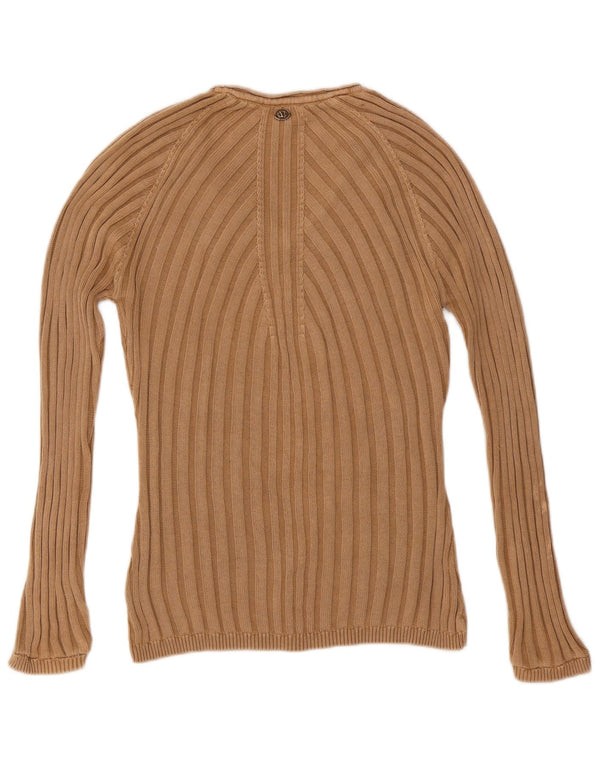 Marlboro Classics Damski sweter z dekoltem w kształcie litery V, UK 18 XL, beżowy