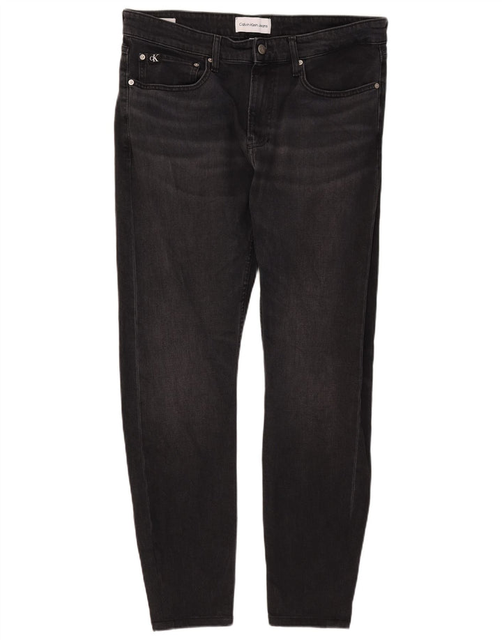 Męskie jeansy Calvin Klein W33 L32 Czarne bawełniane
