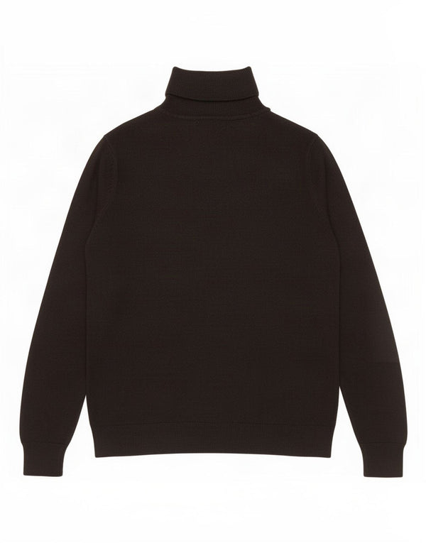Marks & Spencer Damski sweter z golfem UK 14, duży, szary, akrylowy
