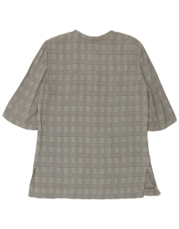 LUISA SPAGNOLI Damska marynarka z rękawem 3/4 IT 46 w dużą zieloną kratkę