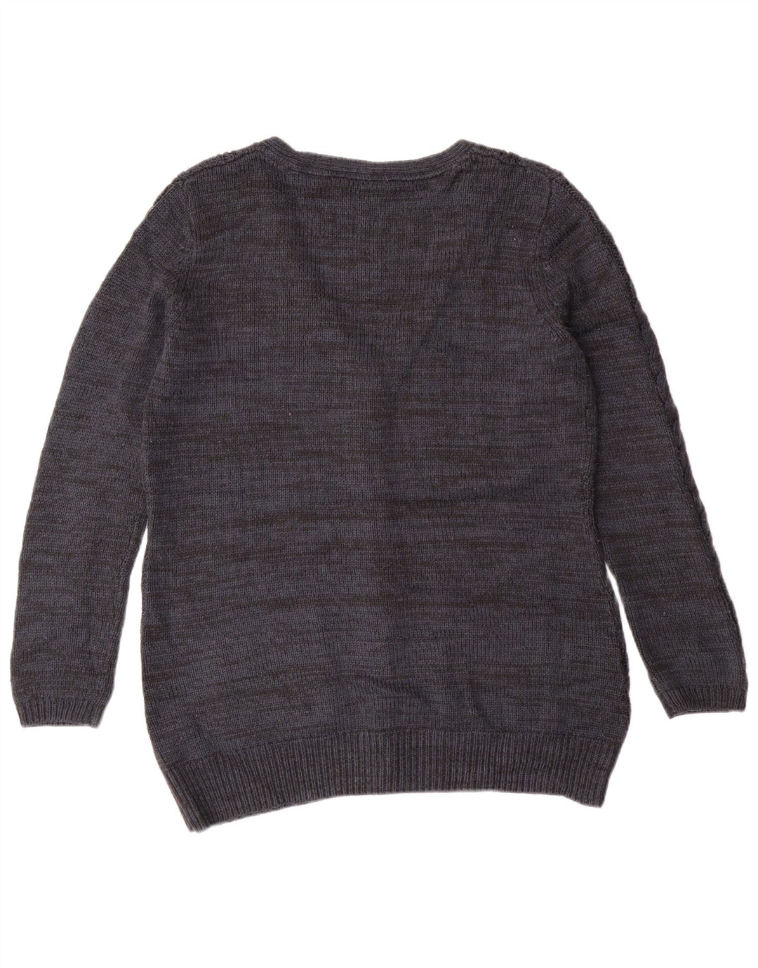 Sweter damski Fat Face UK 14, duży, granatowy, kaszmirowy, klasyczny