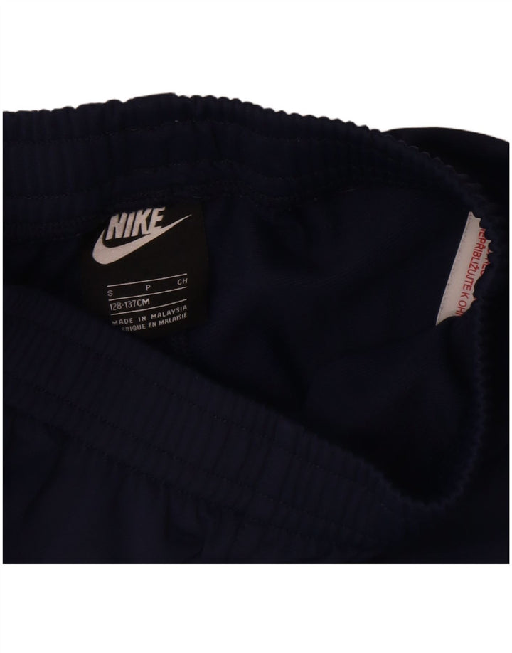 Chłopięce spodnie dresowe Nike 8-9 lat, małe, granatowe, poliestrowe