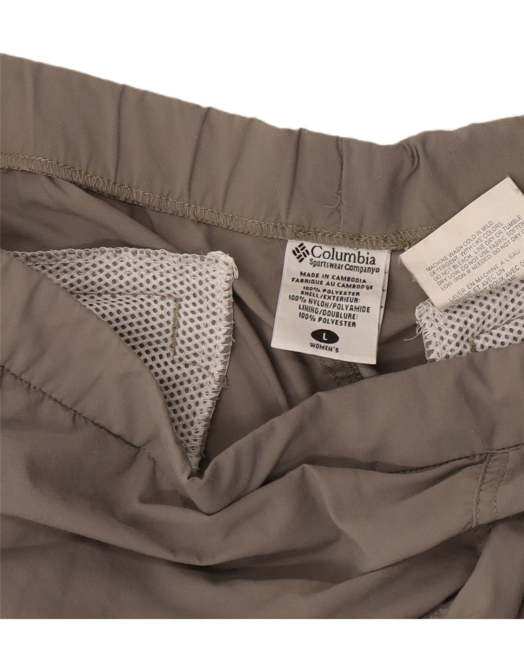 Spodnie damskie Columbia Joggers Capri Large W38 L20 Szary poliester