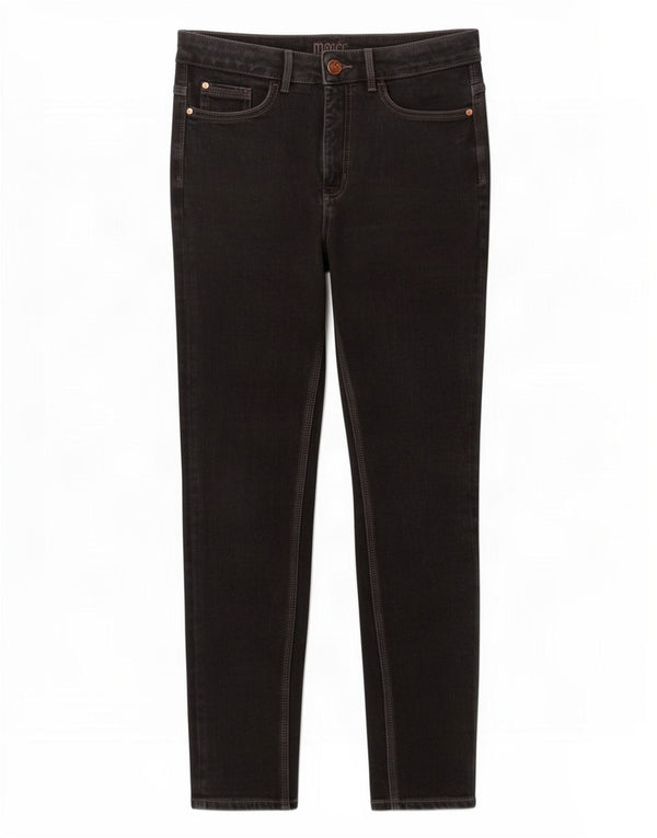 Marks & Spencer Damskie Skinny Jeans UK 12 Medium W30 L26 Czarna bawełna