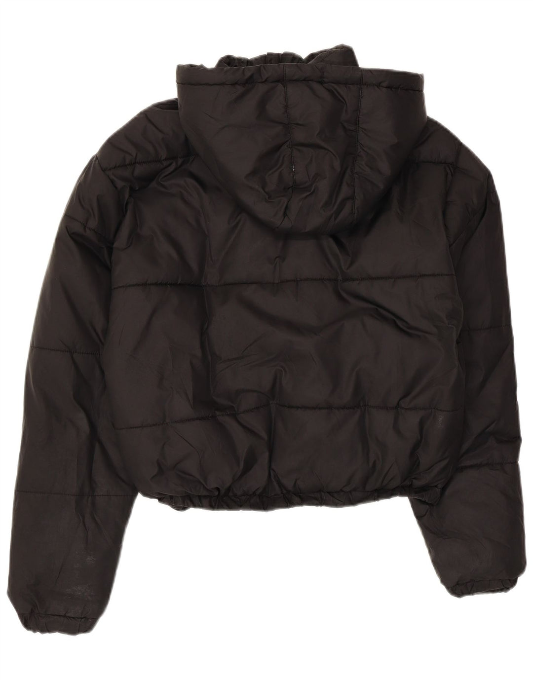 Damska, oversize'owa, wyściełana kurtka z kapturem Ellesse UK 6 XS, czarna, poliester