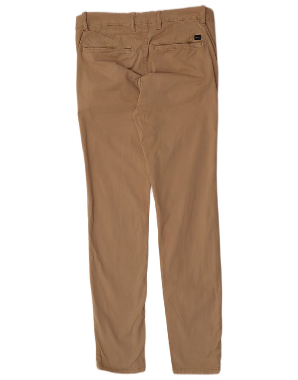 Spodnie męskie Zara Skinny Chino EU 38 Small W30 L31 Brązowe