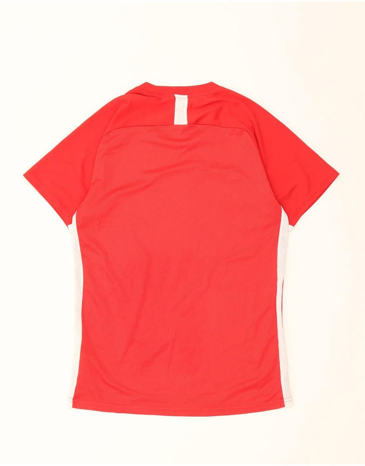 Męski T-shirt Nike Dri Fit Top, średni czerwony poliester