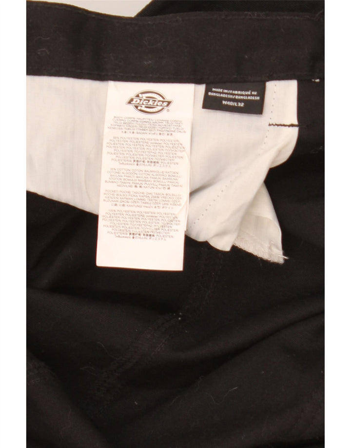 Męskie proste spodnie cargo Dickies W40 L32 Czarny poliester
