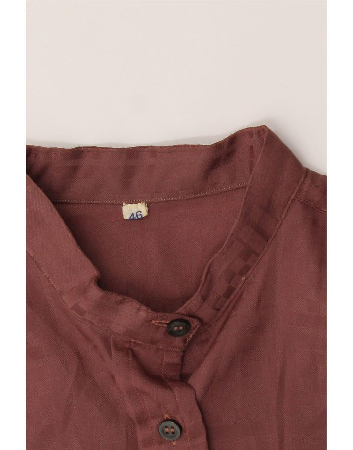 VINTAGE Womens Shirt IT 46 Large Burgundy Vintage Vintage and Second-Hand Vintage from Messina Hembry 