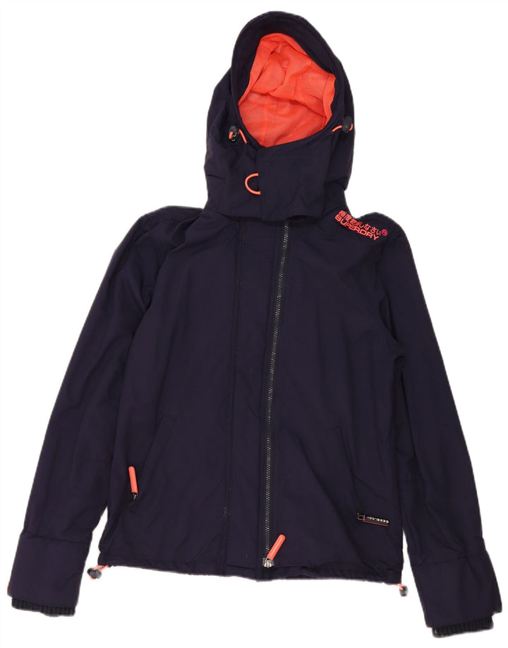 Damska wiatrówka Superdry Windcheater UK 14, średni granat