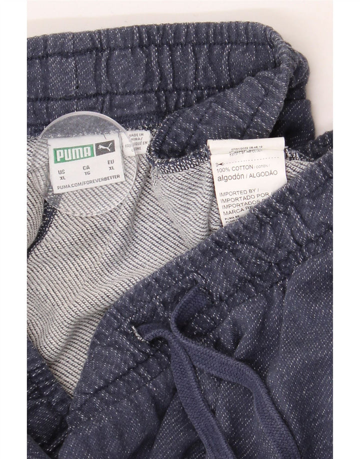 Męskie spodnie dresowe PUMA Joggers XL Granatowe, bawełniane