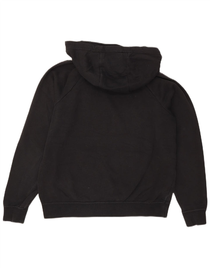 Damski sweter oversize z kapturem Nike UK 14, średni czarny, bawełniany