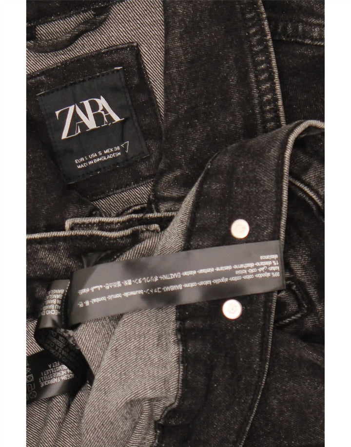 Męska kurtka dżinsowa ZARA UK 36, mała, czarna, bawełniana