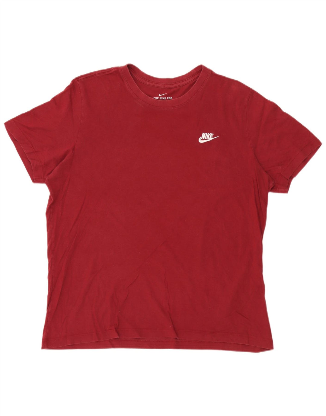T-shirt męski Nike, duży, bordowy, bawełniany