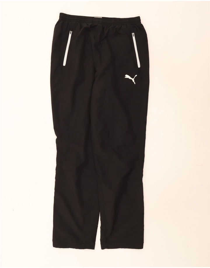 Damskie spodnie dresowe Puma UK 14, średnie, czarne, poliestrowe, sportowe
