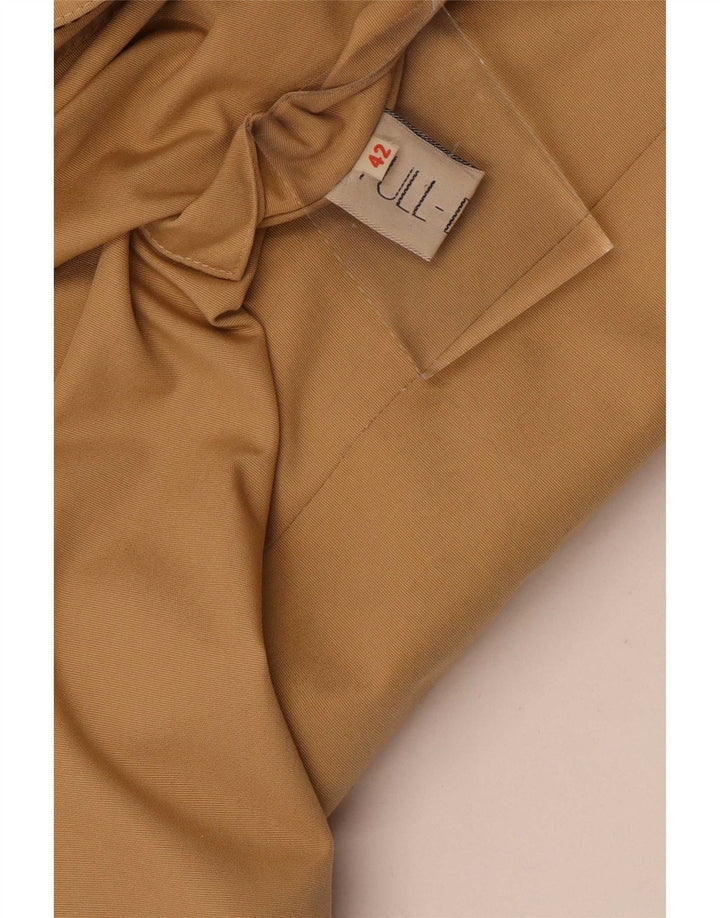 Dwustronny płaszcz damski w stylu vintage IT 42 średni beż