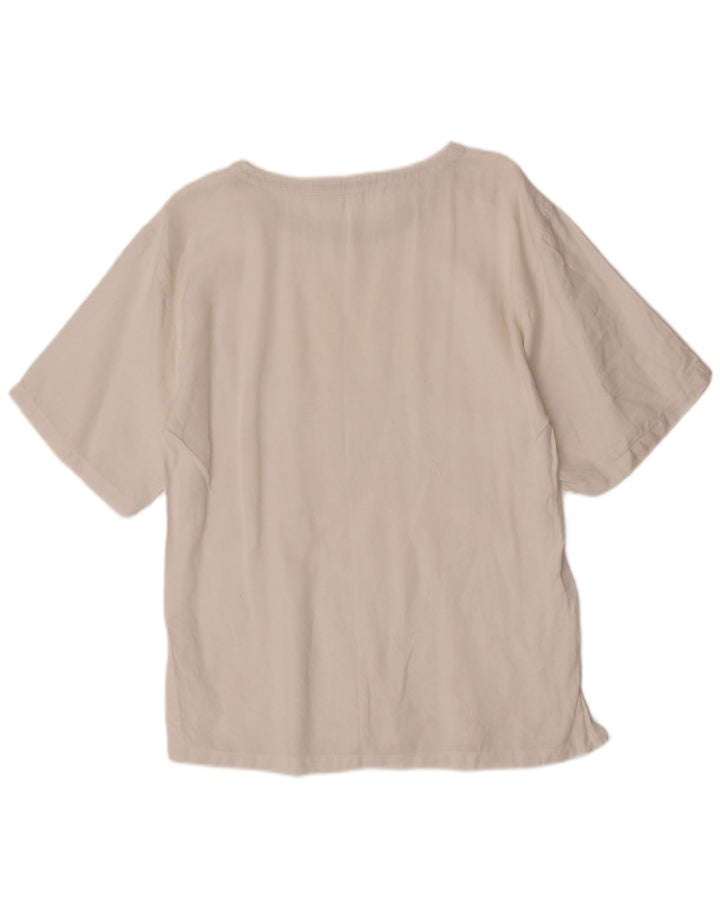 Bluzka damska Max Mara Top UK 14, duża, biała