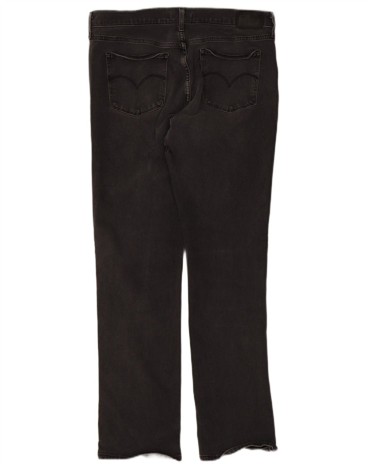 Damskie dżinsy Levi's 314 Shaping Straight W32 L30 Czarna bawełna