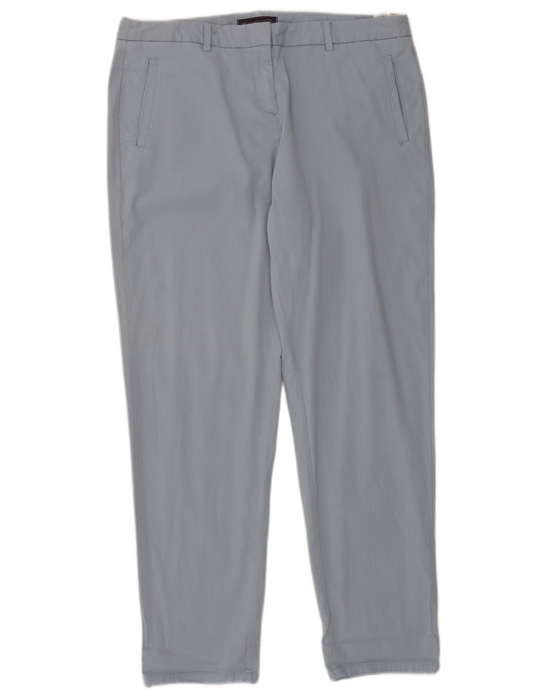 Spodnie damskie MARKS & SPENCER Slim Chino UK 14, duże W36 L30 Niebieskie