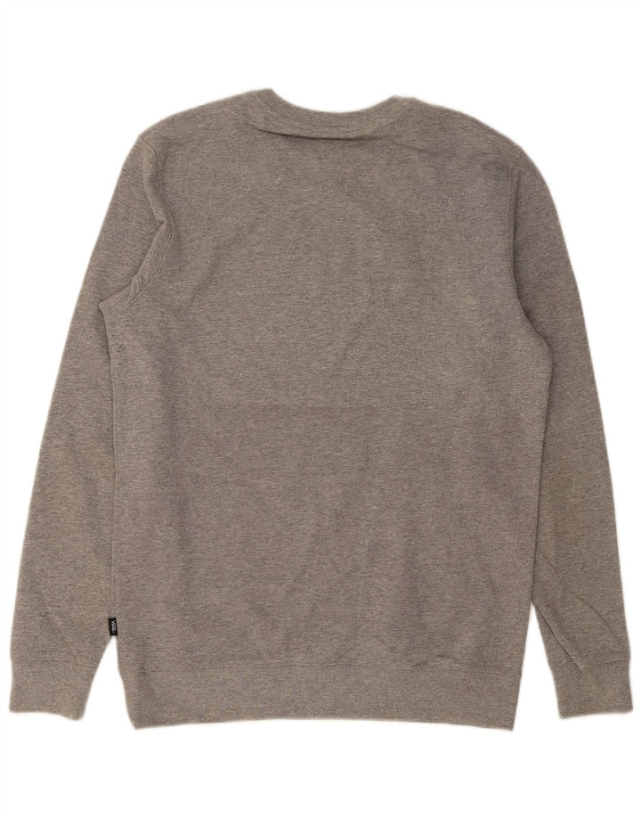 Męski sweter z grafiką Vans, średnioszary, bawełniany