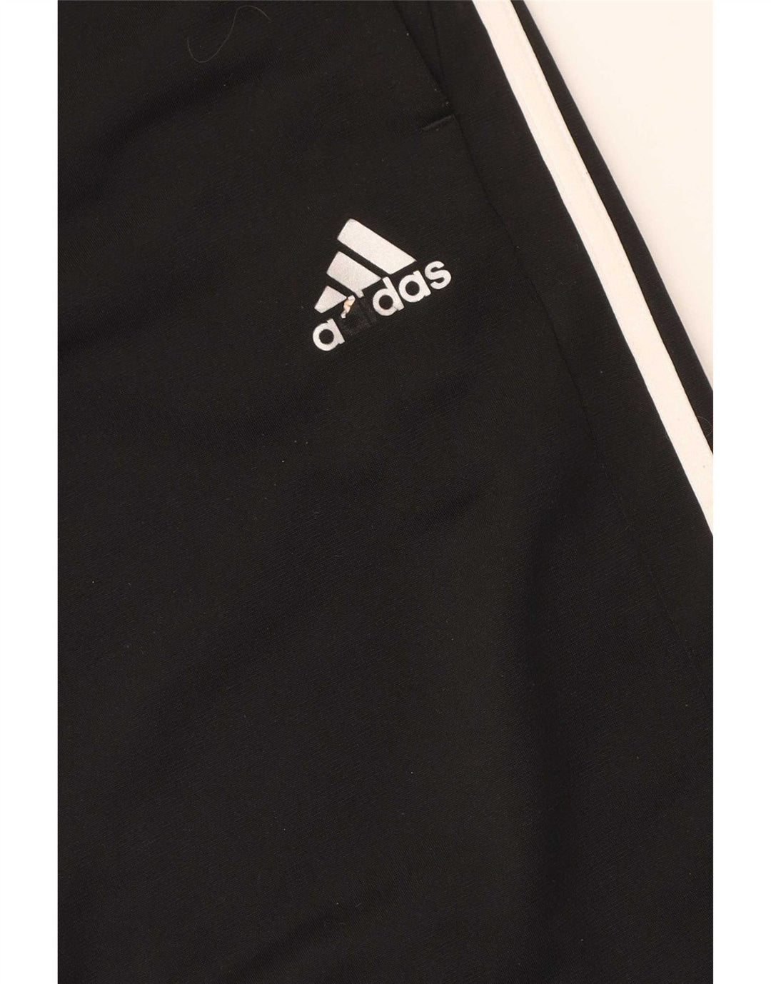 Męskie spodnie dresowe Adidas, małe, czarne, poliestrowe