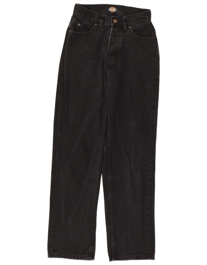 Damskie proste dżinsy DICKIES W27 L30 Czarna bawełna