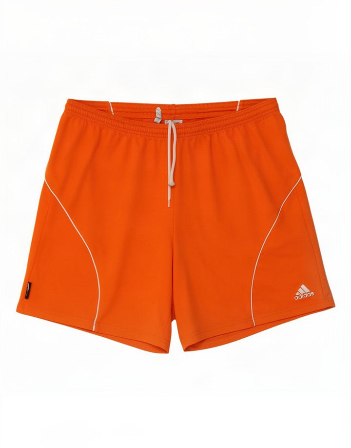 Męskie spodenki sportowe Adidas Climalite, duże, pomarańczowe
