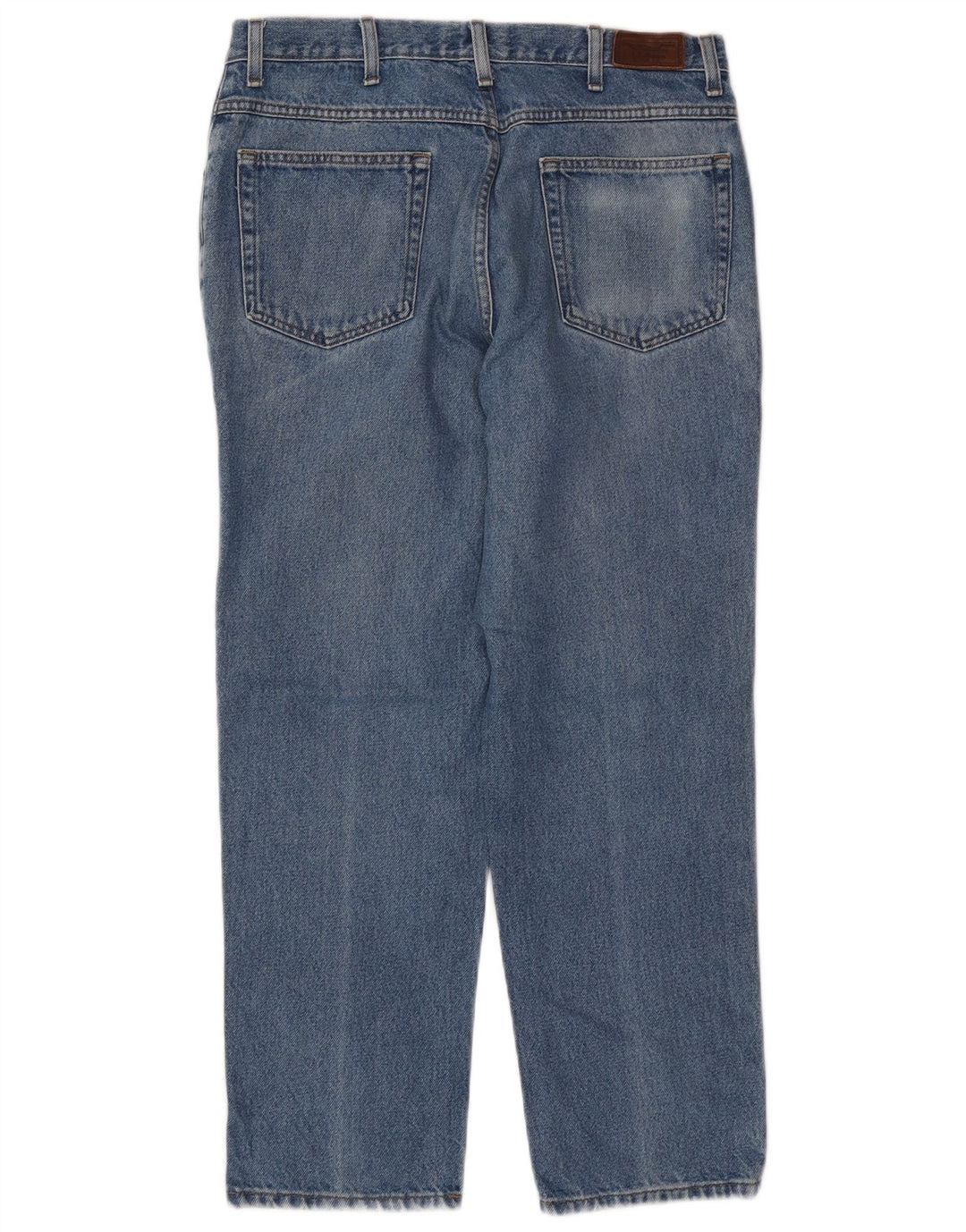 L.L.BEAN Męskie proste dżinsy o klasycznym kroju W34 L29 Niebieska bawełna