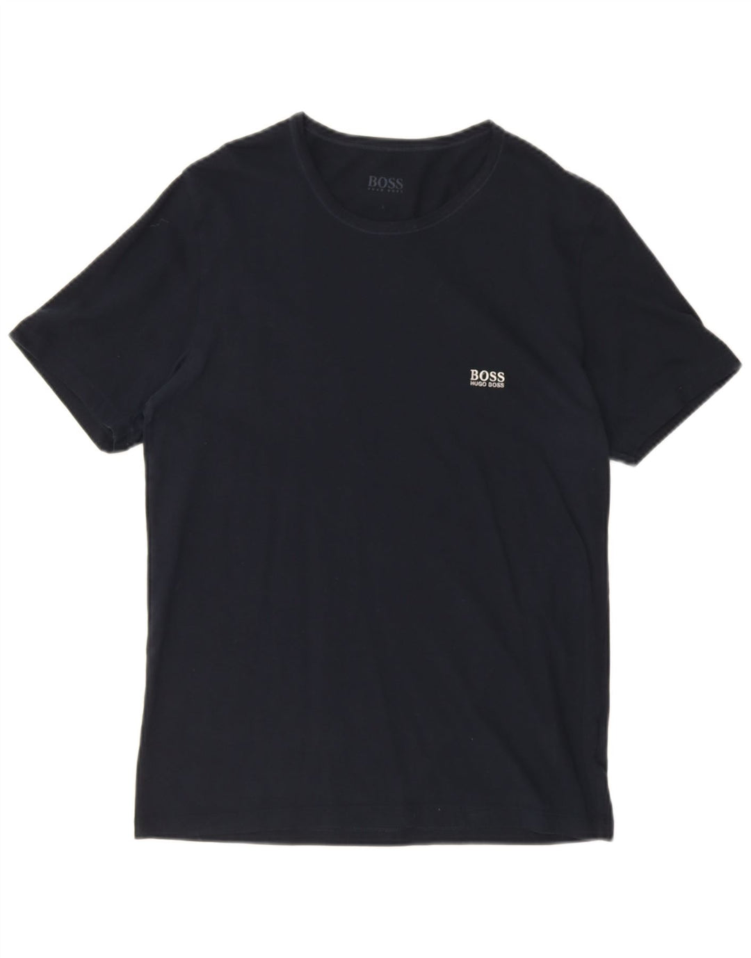 T-shirt męski Hugo Boss, duży, granatowy, bawełniany